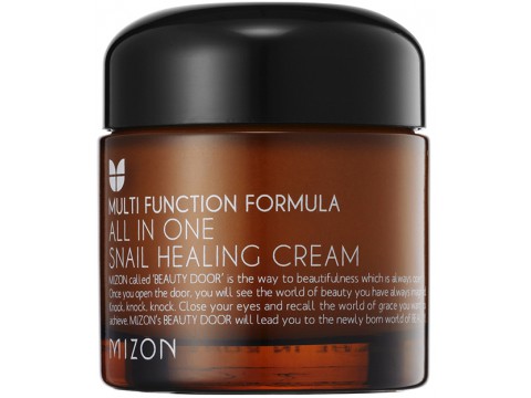 Mizon daugiafunkcinis veido kremas All in One Snail Repair Cream su sraigių ekstraktu 75ml